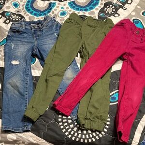 Garanimals Kids Jeans and Joggers - Blue, Green, Pink